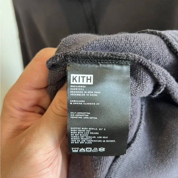 KITH wyona Fleece full Zip ‘Black’